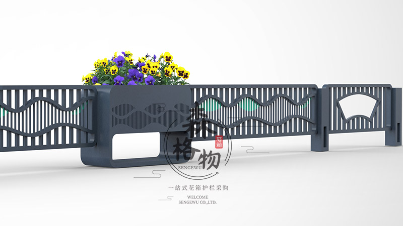 广东城市景观文化花箱护栏